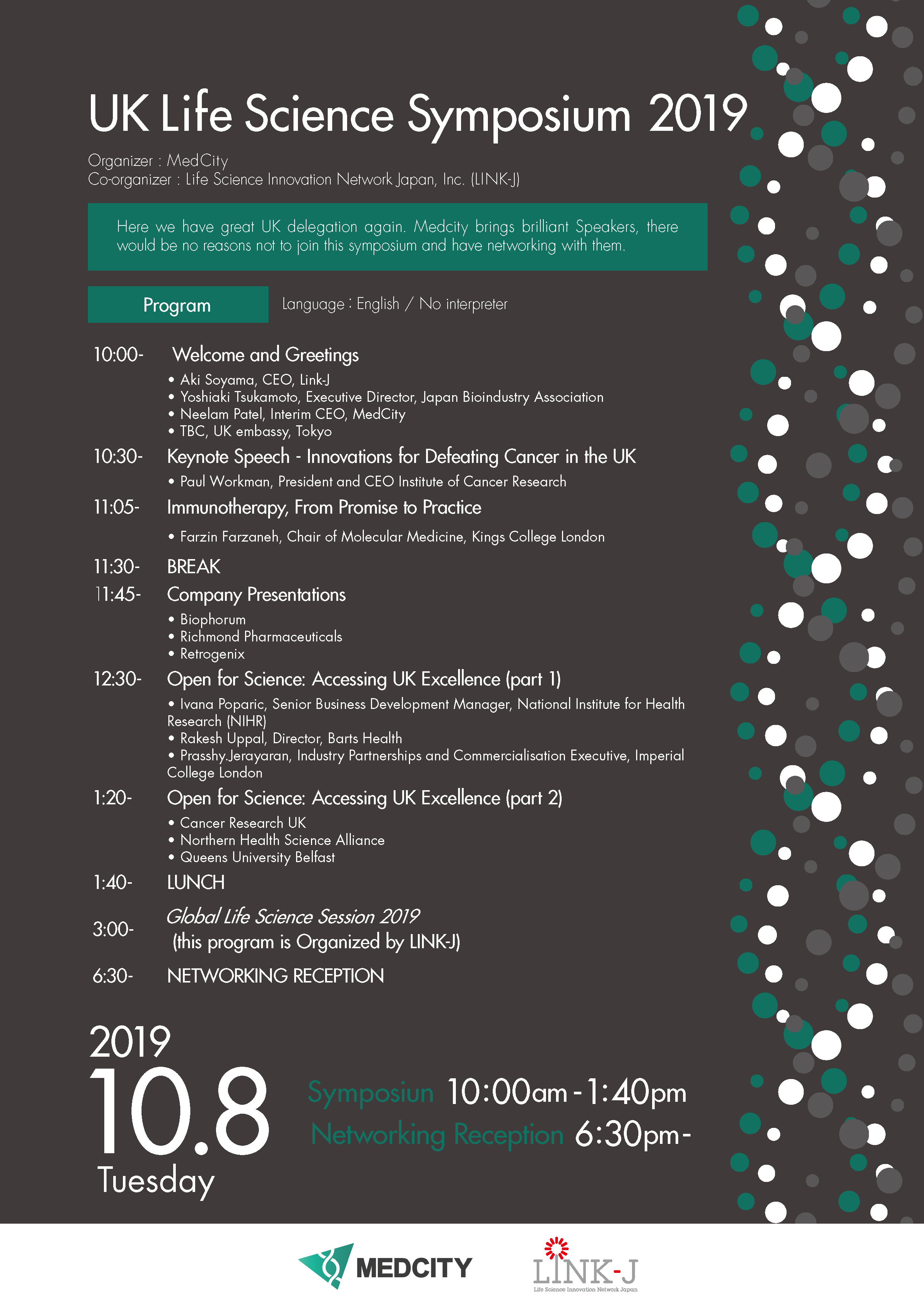 UK Life Science Symposium 2019 | Events | LINK-J